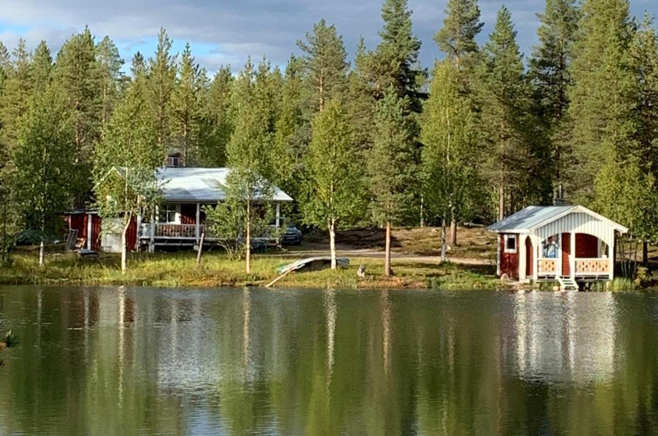Off-Grid Cabin In Nattavaara Lapland Exterior foto