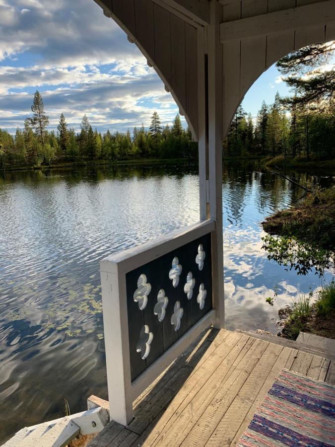 Off-Grid Cabin In Nattavaara Lapland Exterior foto