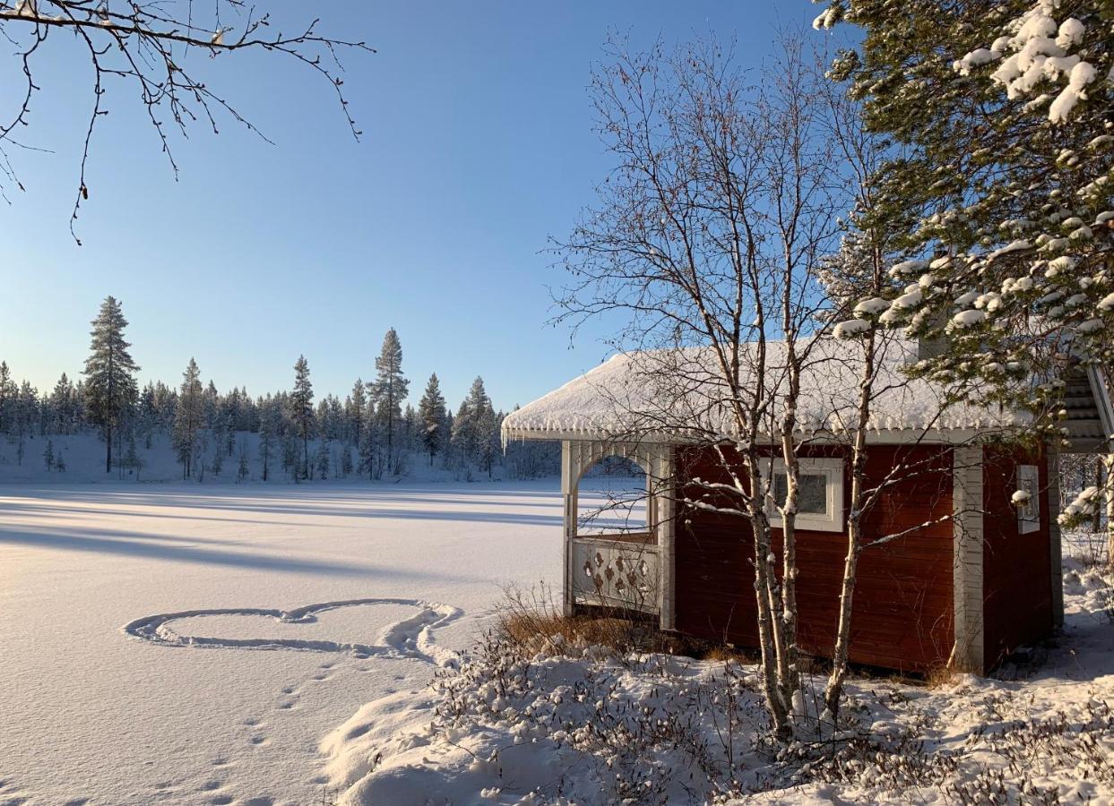 Off-Grid Cabin In Nattavaara Lapland Exterior foto