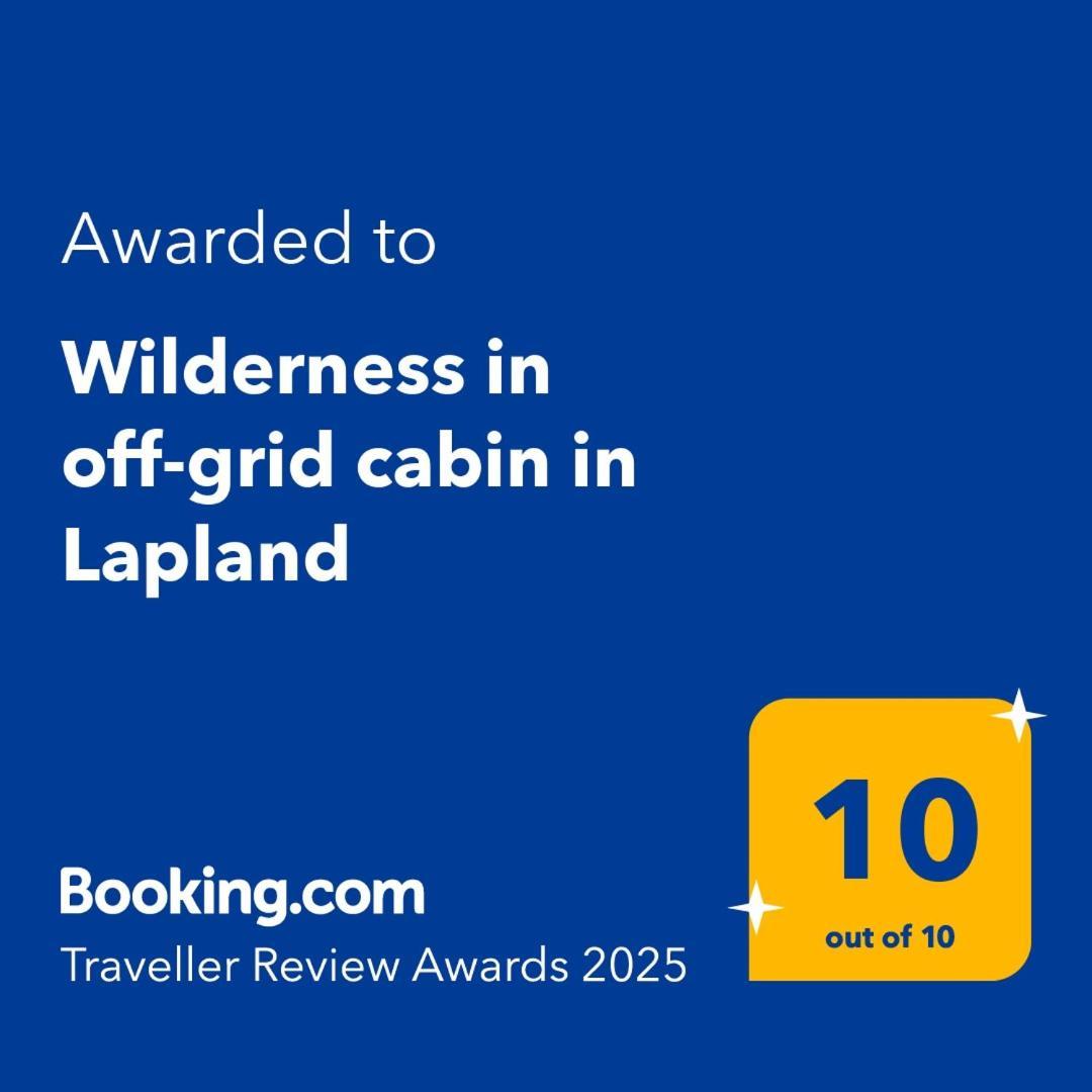 Off-Grid Cabin In Nattavaara Lapland Exterior foto